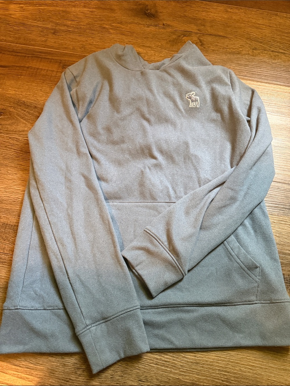 Abercrombie kids thin hoodie. Crewneck Sweatshirt light blue. 11/12 (runs small)